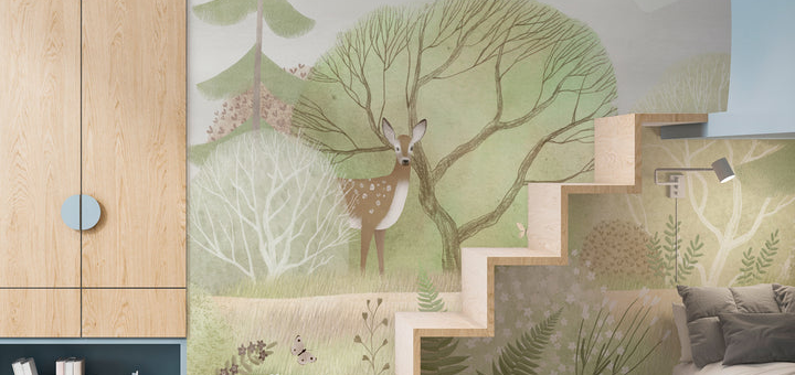 Modern Geometric Prints for a Boy's Bedroom